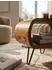 KADIMA DESIGN WL5.603 Couchtisch Sheesham Massivholz, Metallgestell, 55x55x38cm (WL5.603)