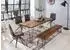 KADIMA DESIGN BAGLI Esstisch Sheesham massiv, dunkelbraun, 200x80x76cm