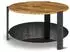 VICCO Couchtisch Navo, Eiche rustikal/schwarz, 80x80cm