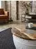 KADIMA DESIGN Couchtisch Mango-Massivholz rund weiß 60x36x60cm mit Stauraum