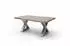 Sofa.de Alabria Couchtisch Akazienholz, Chromstahl, 70x45cm