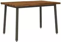 vidaXL Live Edge Esstisch 140 x 70 x 75 cm Massivholz Akazie