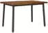 vidaXL Esstisch Akazienholz massiv 140x70x75cm, natur/kaffee