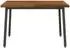 vidaXL Esstisch Akazienholz massiv 140x70x75cm, natur/kaffee