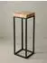 KADIMA DESIGN Beistelltisch WL5.654 Akazienholz, Metall, 30x97x30cm (WL5.654)