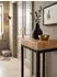 KADIMA DESIGN Beistelltisch WL5.654 Akazienholz, Metall, 30x97x30cm (WL5.654)