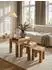KADIMA DESIGN Mumbai Satztisch 3er Set, Akazie Massivholz, Landhausstil