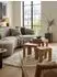 KADIMA DESIGN Mumbai Satztisch 3er Set, Akazie Massivholz, Landhausstil
