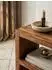 KADIMA DESIGN Mumbai Beistelltisch Massivholz (Sheesham), dunkelbraun, 30x45x60cm