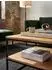 KADIMA DESIGN Couchtisch Akazienholz Metall, quadratisch, 60x60x41cm, Industrial
