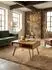 KADIMA DESIGN Couchtisch Akazie Massivholz & Metall, quadratisch, 60x60x40cm