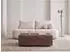 WFL GROUP Noma Couchtisch rechteckig, Nussbaum, 90x55x28cm (800002023087)