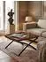 KADIMA DESIGN Couchtisch WL5.595 Sheesham Massivholz/Metall, Industrial Style, 63x39x63cm, braun/schwarz (WL5.595)