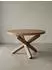 KADIMA DESIGN BOHA runder Esstisch Sheesham Massivholz, dunkelbraun Ø120x75cm