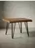 KADIMA DESIGN Couchtisch Sheesham Massivholz mit Baumkante, 56x38x51cm