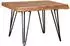 KADIMA DESIGN Couchtisch Sheesham Massivholz mit Baumkante, 56x38x51cm