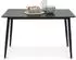 Idimex Nora Esstisch rechteckig, MDF/Metall, schwarz, 120x80cm (800001489918)