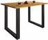 VCM Xona U Esstisch 110x80cm, schwarz/Buche (21340447-0)