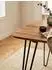 KADIMA DESIGN Esstisch quadratisch Sheesham Massivholz, Metallbeine, 80x80x76cm