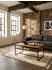 KADIMA DESIGN Couchtisch Akazienholz Metall 100x60x45cm Industrial mit Stauraum