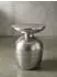 KADIMA DESIGN Beistelltisch rund, Aluminium silber Hammerschlag, 36,5x46x36,5cm