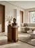 KADIMA DESIGN Beistelltisch 3er-Set, quadratisch, Sheesham Massivholz, dunkelbraun (4255632579790)