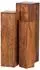 KADIMA DESIGN Beistelltisch 3er-Set, quadratisch, Sheesham Massivholz, dunkelbraun (4255632579790)