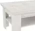 Forte Couchtisch Pinie 120x45x60 cm weiß