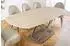 Riess-Ambiente INCEPTION 130-190cm champagner greige Keramik oval Travertin