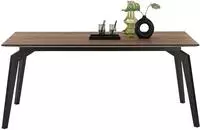 set one by Musterring Esstisch "Kent" Tischplatte Halifax tabak, schweizer...