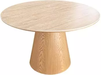 Riess-Ambiente Unique 120x120cm Keramik S&auml;ulenfu&szlig; Natur