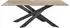 set one by Musterring Esstisch SET ONE BALTIMORE 200x75x100cm beige schwarz