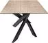 set one by Musterring Esstisch SET ONE BALTIMORE 200x75x100cm beige schwarz