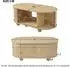 Stilvora Couchtisch oval mit 2 Schiebetüren, MDF, 100×50×40cm (QTEOB8DCZX82SRQ4)