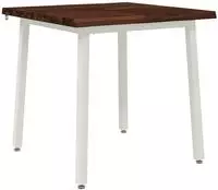 vidaXL Live Edge Esstisch 80 x 80 x 75 cm Massivholz Akazie