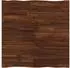 vidaXL Esstisch Akazienholz massiv dunkelbraun/weiß 80x80x75cm