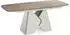 WFL GROUP Vanta ausziehbarer Esstisch 200–290x90cm, Kaschmir Grau, Metallgestell (800001913853)