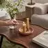 en.casa Ken Couchtisch asymmetrisch Walnussoptik, 100x60x47cm