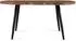 en.casa Ken Couchtisch asymmetrisch Walnussoptik, 100x60x47cm