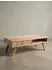 KADIMA DESIGN REWA Couchtisch Akazienholz mit Schublade, 95x35x50cm (4255632586392)