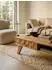 KADIMA DESIGN REWA Couchtisch Akazienholz mit Schublade, 95x35x50cm (4255632586392)