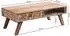 KADIMA DESIGN REWA Couchtisch Akazienholz mit Schublade, 95x35x50cm (4255632586392)
