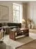 KADIMA DESIGN Durban Couchtisch Massivholz Sheesham, braun, 110cm