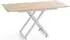 WFL GROUP Axen Couchtisch höhenverstellbar ausziehbar, Eiche Wotan, 120-160x80cm (800001752905)