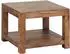 KADIMA DESIGN Couchtisch Mumbai Sheesham Massivholz 60x60cm dunkelbraun