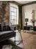KADIMA DESIGN Beistelltisch Sheesham Massivholz & Metall, Industrial Style, 40x46x40cm