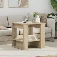 vidaXL Couchtisch Sonoma-Eiche 51 x 50 x 50 cm Holzwerkstoff