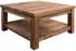 Massivmoebel24 Bassano 140 Couchtisch Teak, natur unbehandelt, 90x90x45cm (54-200-720-0011)