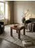 KADIMA DESIGN Mumbai Beistelltisch Sheesham Massivholz, dunkelbraun, 45x45x40cm