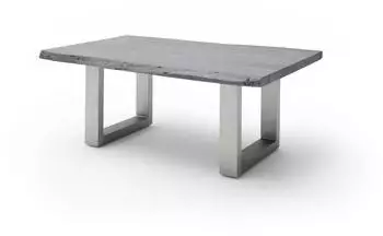 M&ouml;bel Kraft Alabria Couchtisch Akazienholz grau, 70x45cm